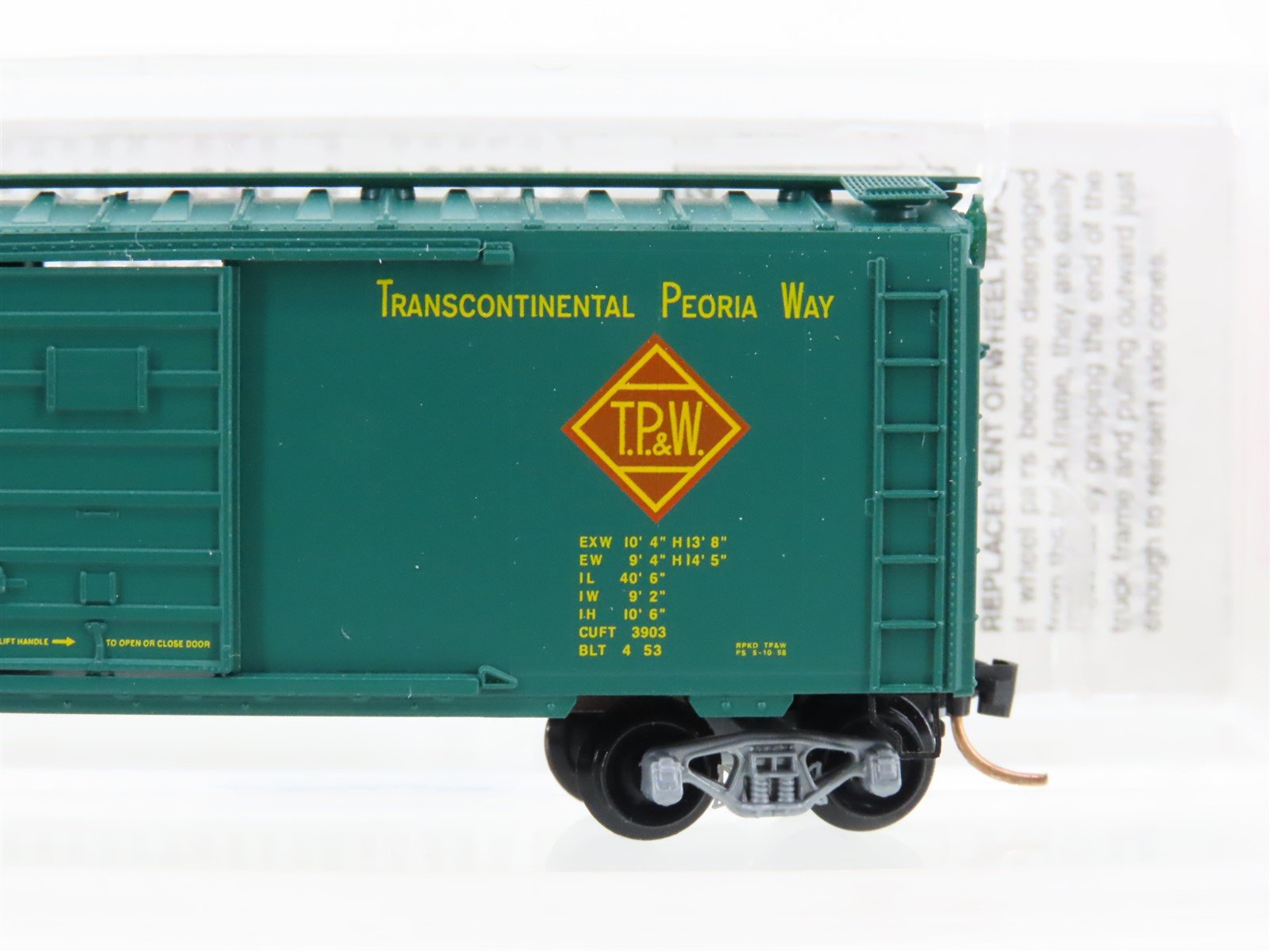 N Scale Micro-Trains MTL 20120 TPW Toledo Peoria & Western 40' Boxcar #620