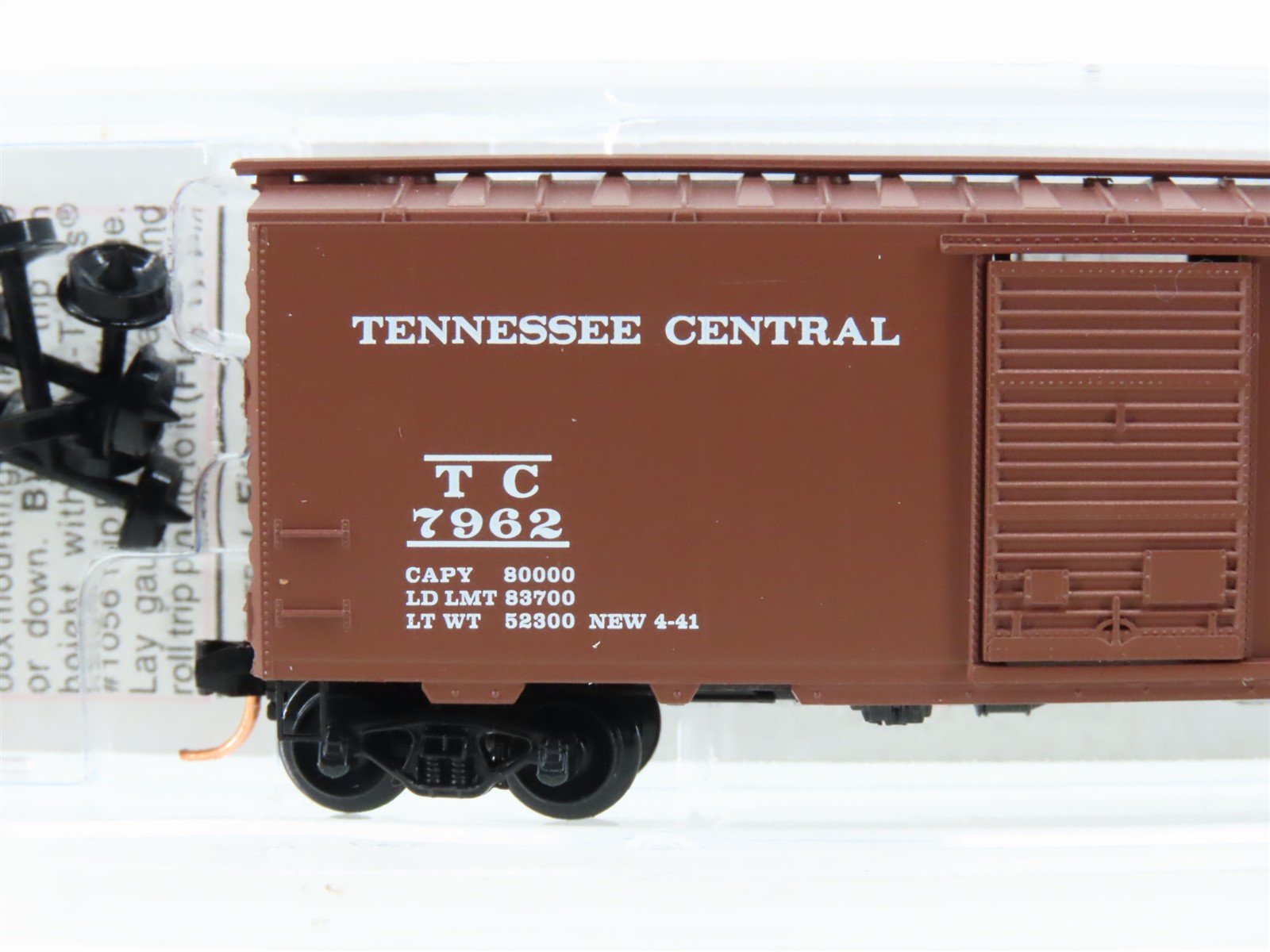 N Scale Micro-Trains MTL 20720 TC Tennessee Central 40' Standard Boxcar #7962