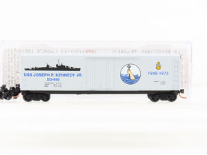 N Micro-Trains MTL 03800404 USS J.P Kennedy Jr Navy Series #4 50' Boxcar #DD850