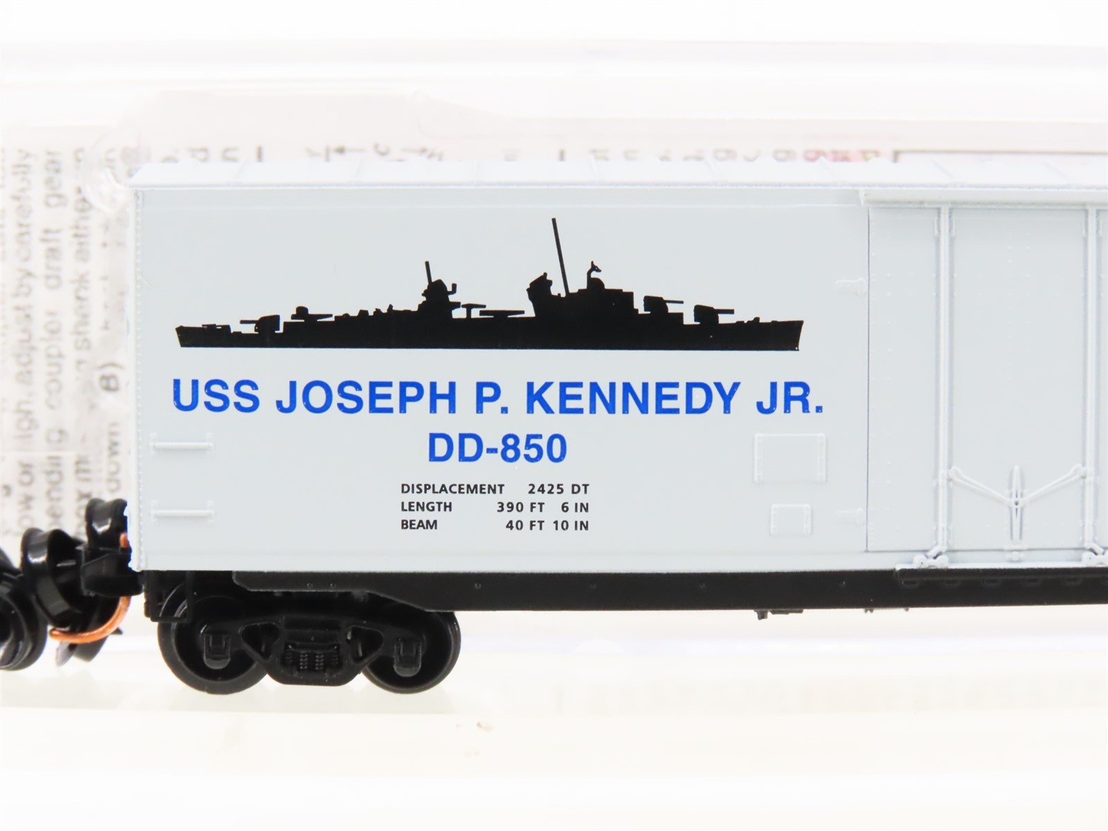 N Micro-Trains MTL 03800404 USS J.P Kennedy Jr Navy Series #4 50' Boxcar #DD850