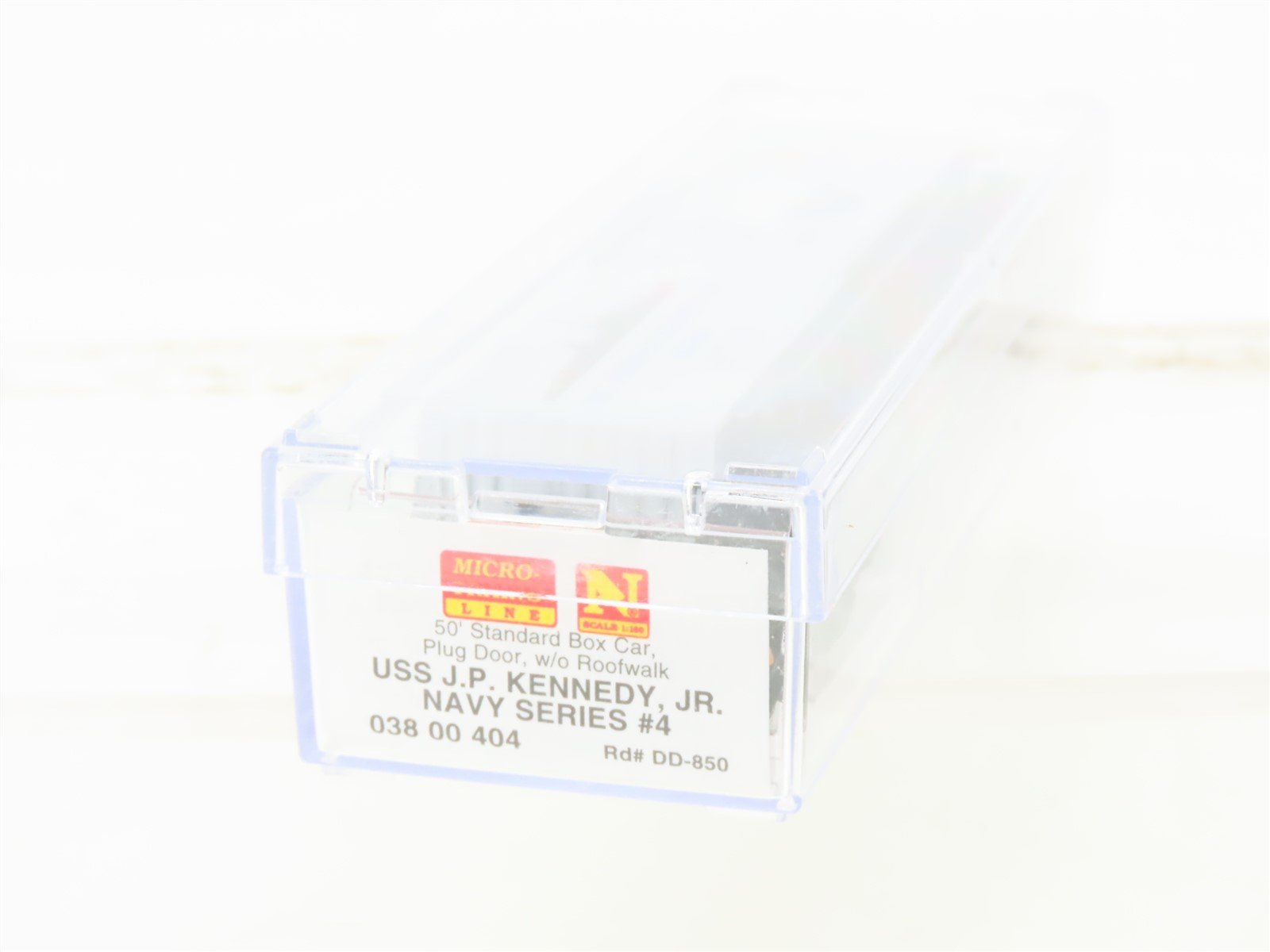 N Micro-Trains MTL 03800404 USS J.P Kennedy Jr Navy Series #4 50' Boxcar #DD850