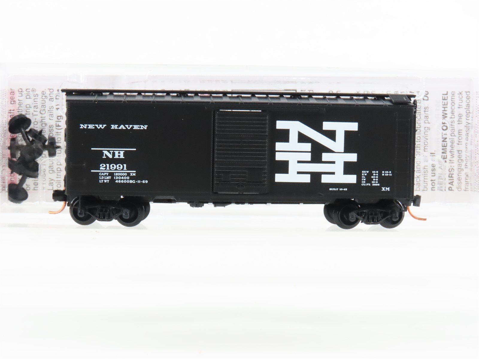 N Scale Micro-Trains MTL 20686 NH New Haven 40' Standard Boxcar #21991