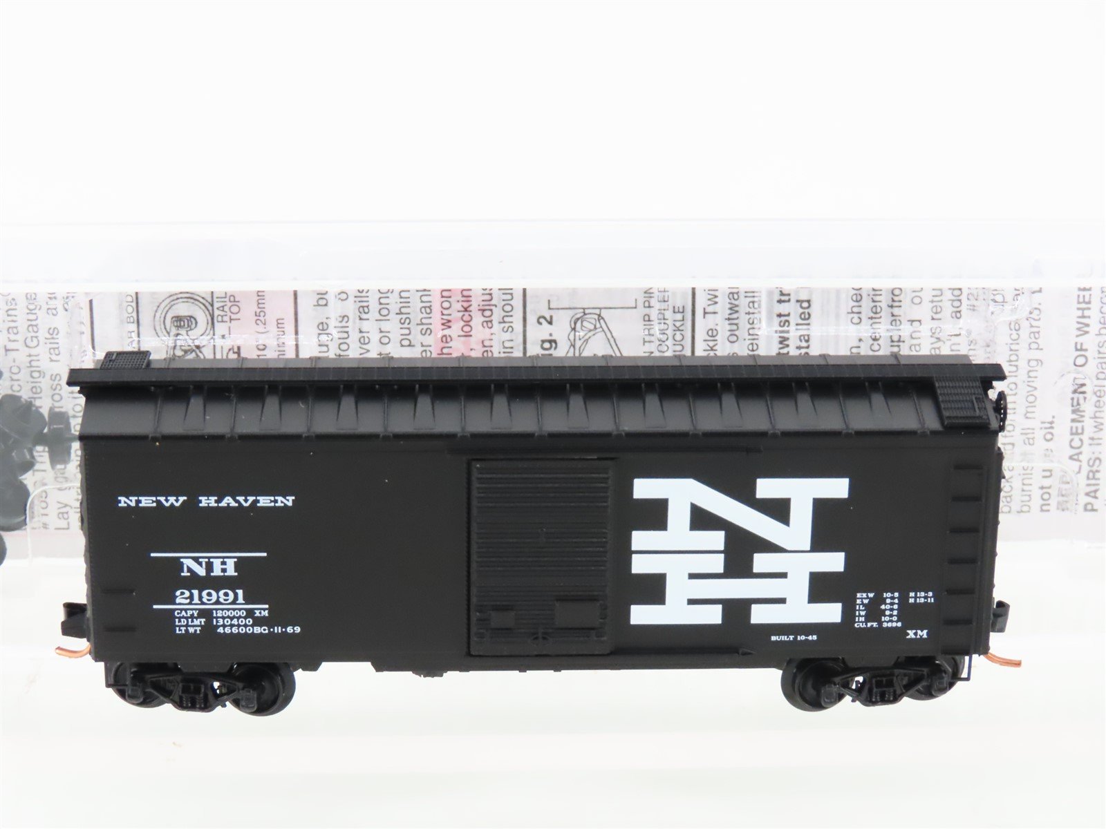 N Scale Micro-Trains MTL 20686 NH New Haven 40' Standard Boxcar #21991
