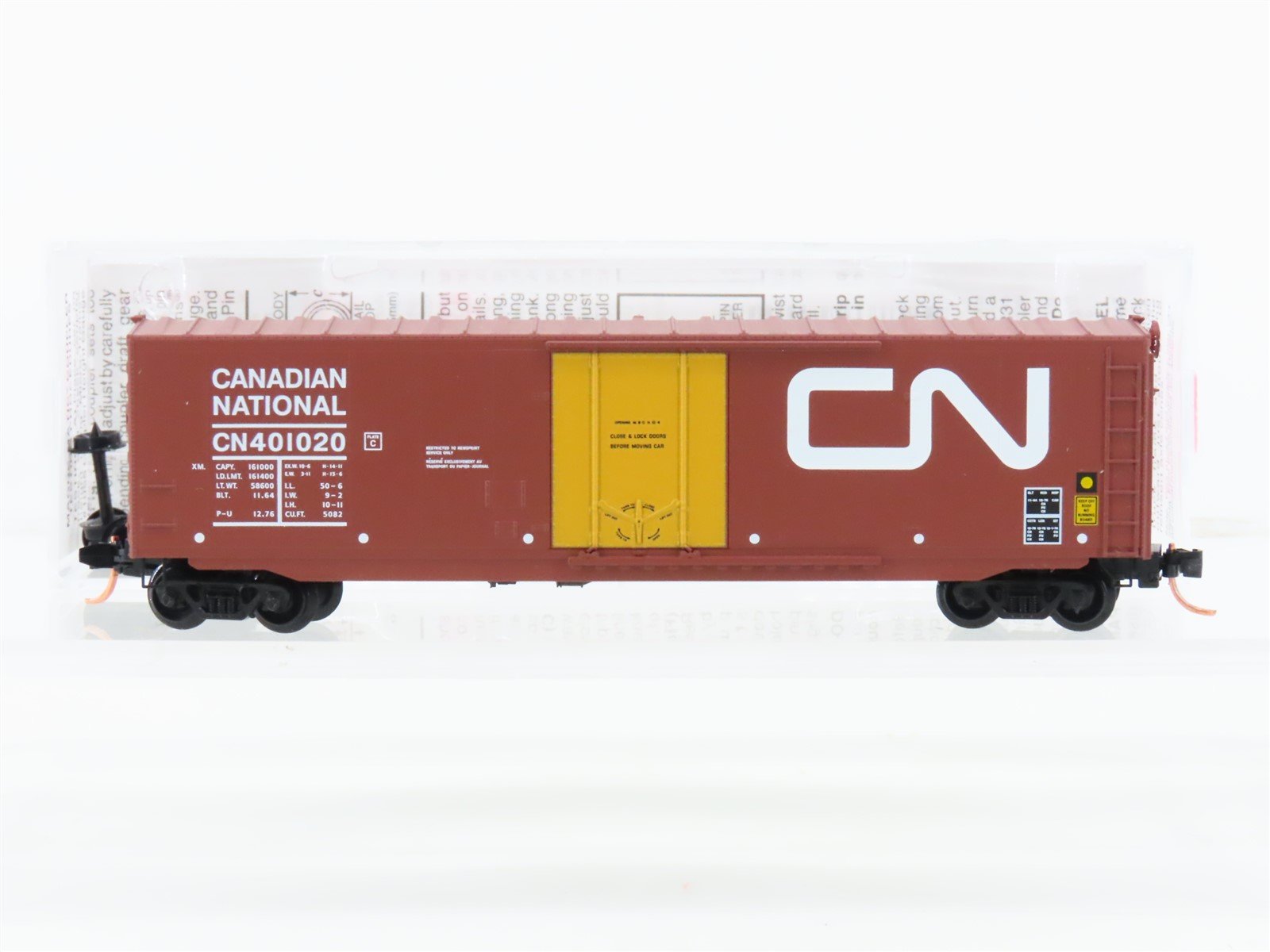 N Scale Micro-Trains MTL 38310 CN Canadian National 50' Standard Boxcar #401020