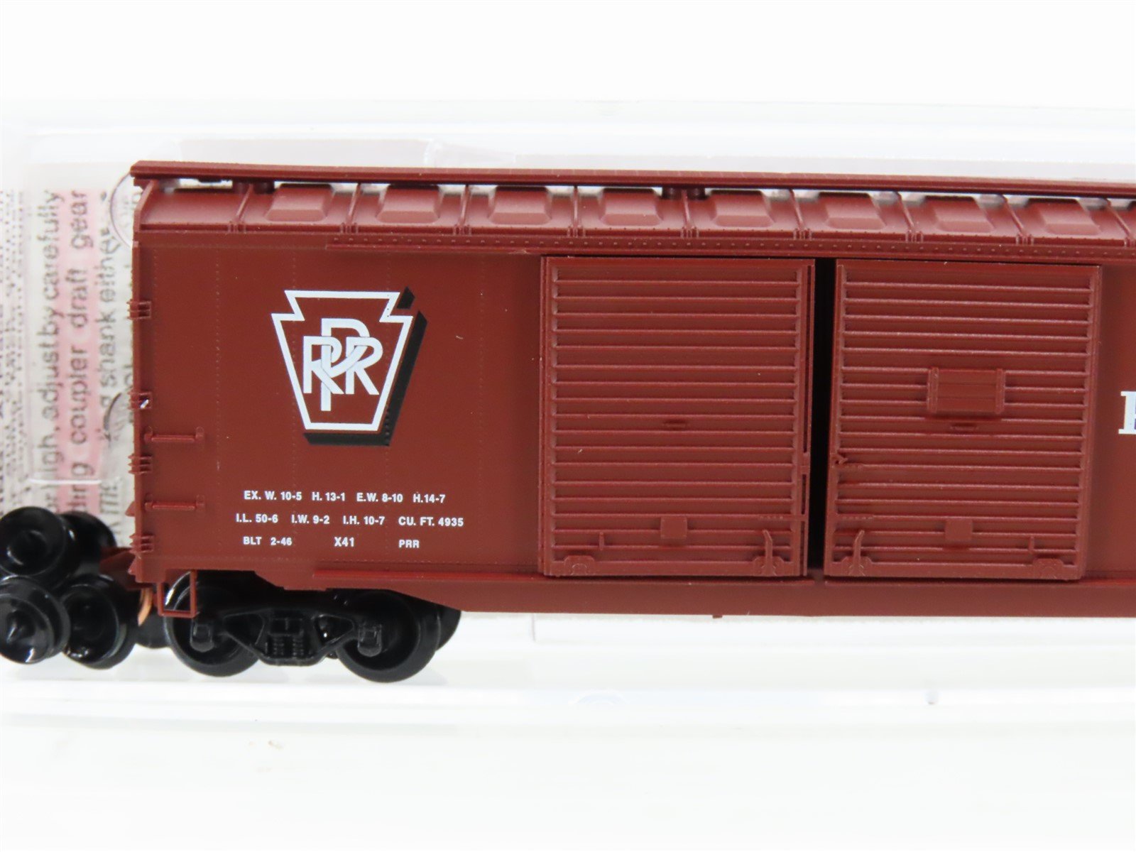 N Scale Micro-Trains MTL 78010 PRR Pennsylvania 50' Auto Boxcar #81906