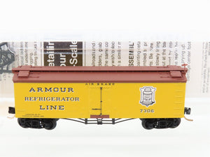 N Scale Micro-Trains MTL 58030 Armour Refrigerator Line 36' Wood Reefer #7306