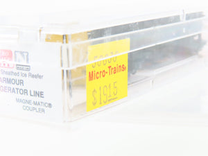 N Scale Micro-Trains MTL 58030 Armour Refrigerator Line 36' Wood Reefer #7306