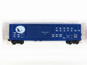 N Micro-Trains MTL 30020 YW Yreka Western 50' Rib Side Boxcar #25105