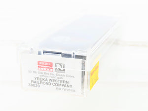 N Micro-Trains MTL 30020 YW Yreka Western 50' Rib Side Boxcar #25105