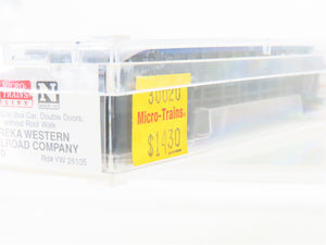 N Micro-Trains MTL 30020 YW Yreka Western 50' Rib Side Boxcar #25105