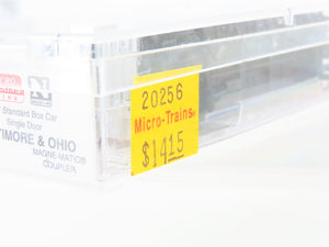 N Scale Micro-Trains MTL 20256 B&O Baltimore & Ohio 40' Standard Boxcar #466032