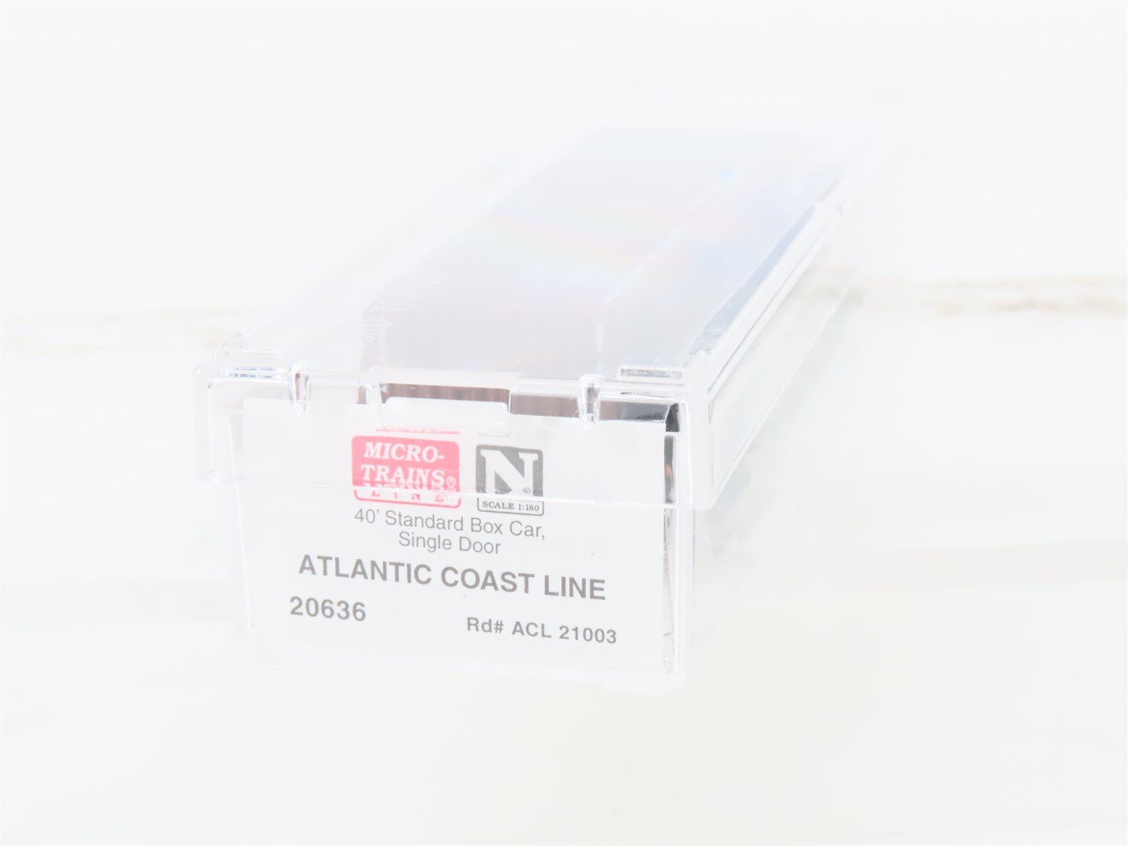 N Micro-Trains MTL 20636 ACL Atlantic Coast Line 40' Standard Boxcar #21003