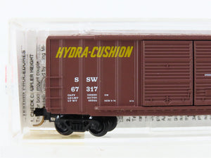 N Scale Micro-Trains MTL 30060 SSW Cotton Belt 50' Rib Side Boxcar #67317