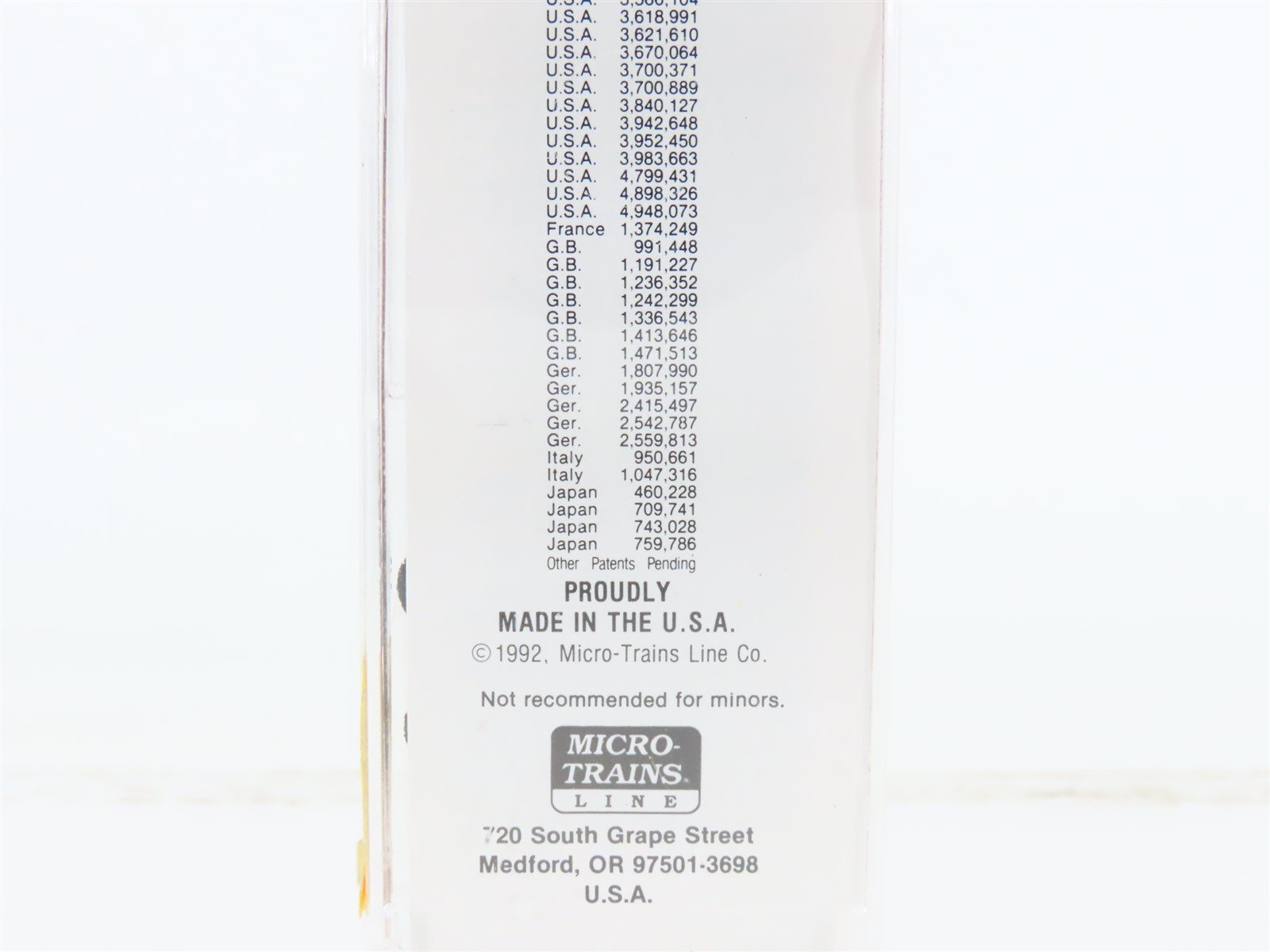 N Scale Micro-Trains MTL 38130 TPFX Triangle Pacific 50' Standard Boxcar #5515