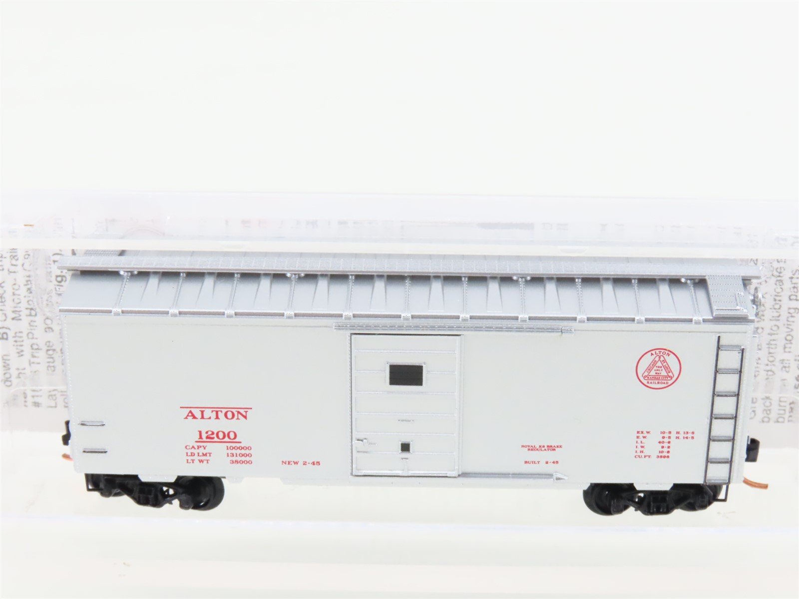 N Scale Micro-Trains MTL 20586 C&A Alton 40' Standard Boxcar #1200