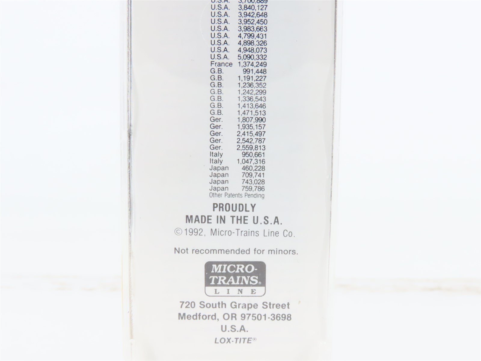 N Scale Micro-Trains MTL 20450 WIF West India Fruit 40' Standard Boxcar #1200