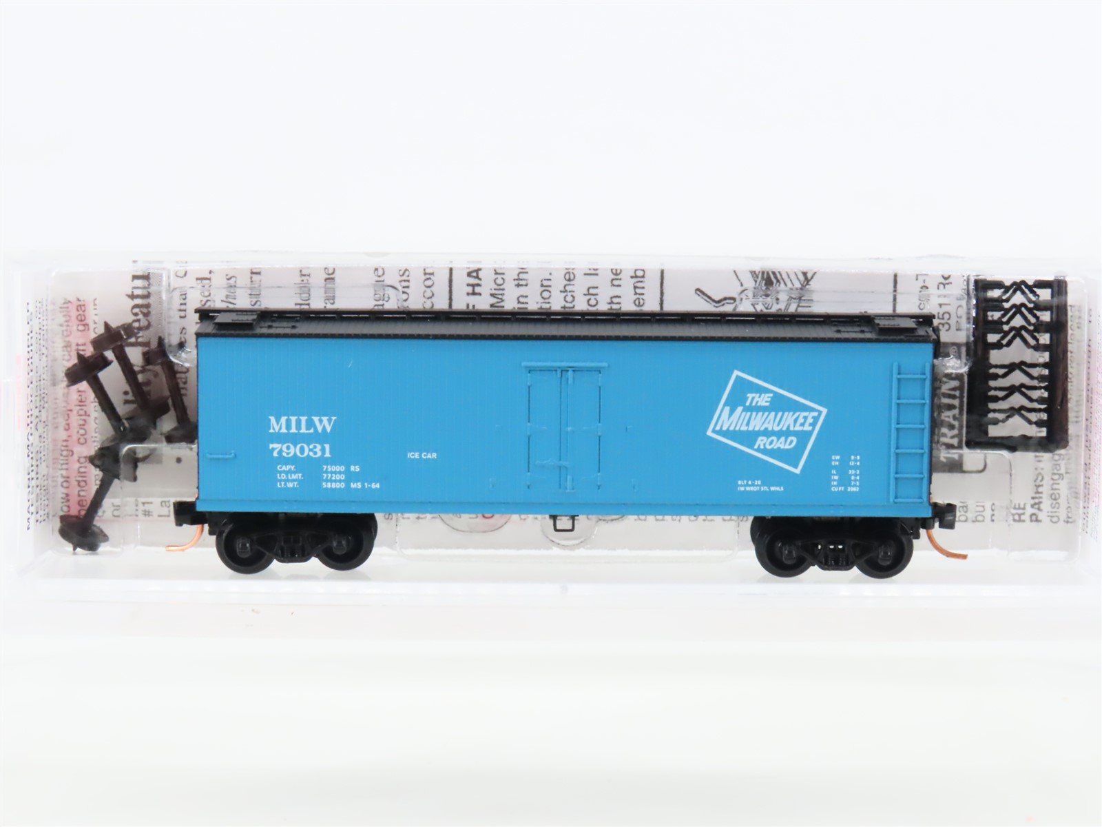 N Scale Micro-Trains 47360 MILW Milwaukee Road 40' Wood Reefer #79031