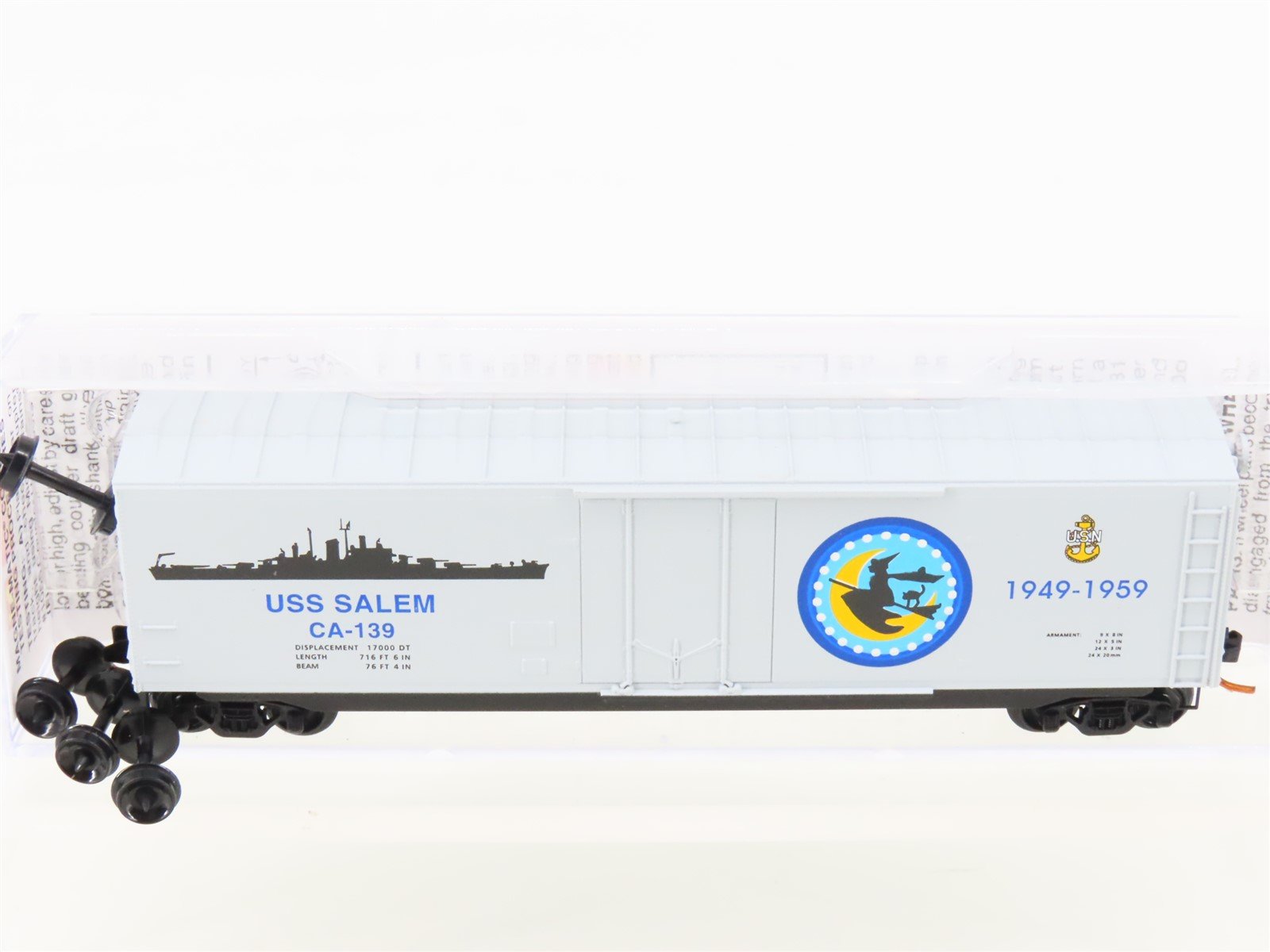 N Micro-Trains MTL 03800405 USS Hornet Navy Series #5 50' Boxcar #CV-139