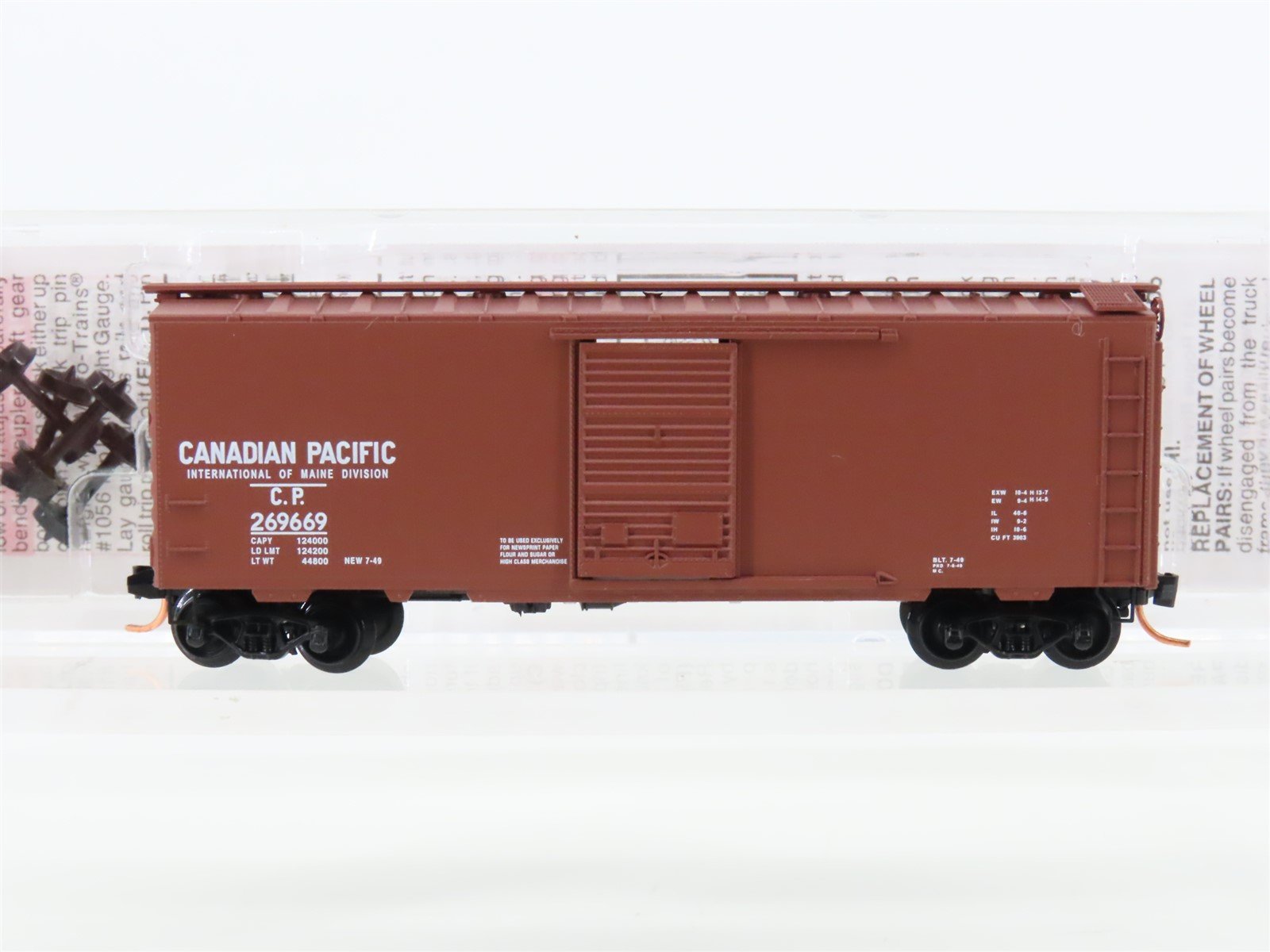 N Scale Micro-Trains MTL 20136 CP Canadian Pacific 40' Standard Boxcar #269669