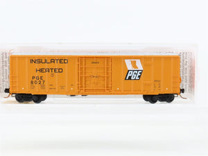 N Scale Micro-Trains 27280 PGE Pacific Great Eastern 50' Rib Side Boxcar #8027