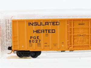 N Scale Micro-Trains 27280 PGE Pacific Great Eastern 50' Rib Side Boxcar #8027