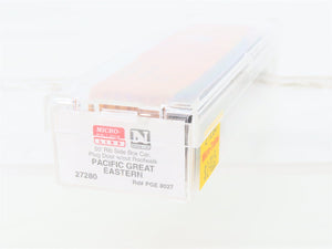 N Scale Micro-Trains 27280 PGE Pacific Great Eastern 50' Rib Side Boxcar #8027