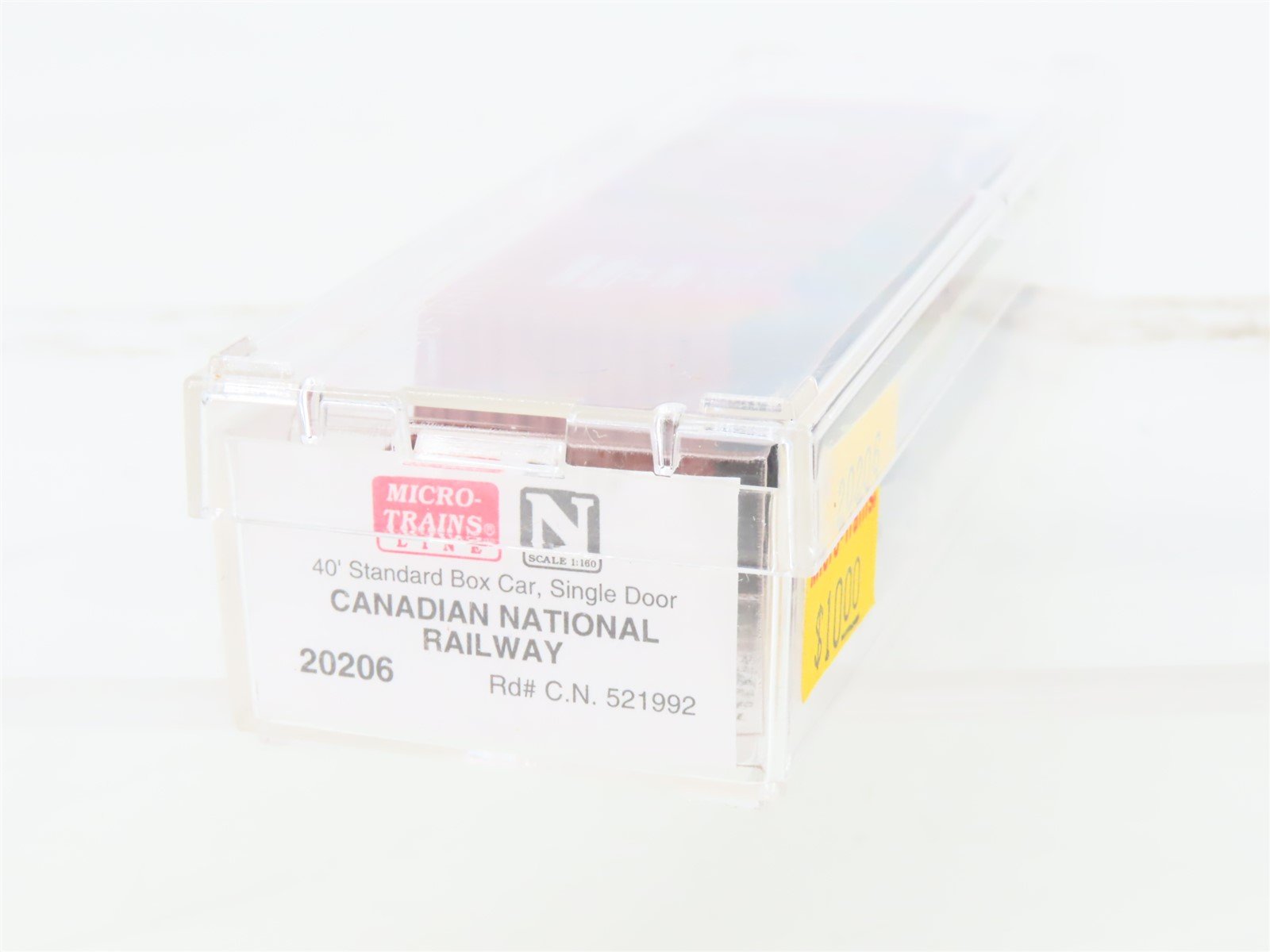 N Scale Micro-Trains 20206 CN Canadian National 40' Standard Boxcar #521992