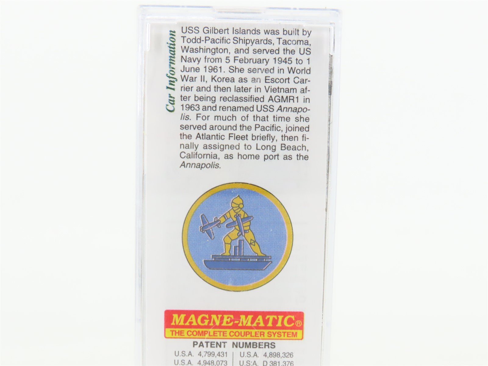 N Micro-Trains MTL 03800406 USS Gilbert Island Navy Series #6 50' Boxcar #CV-107