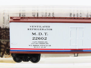 N Scale Micro-Trains 48140 NYC/MDT Railway 40' Standard Wood Reefer #22602