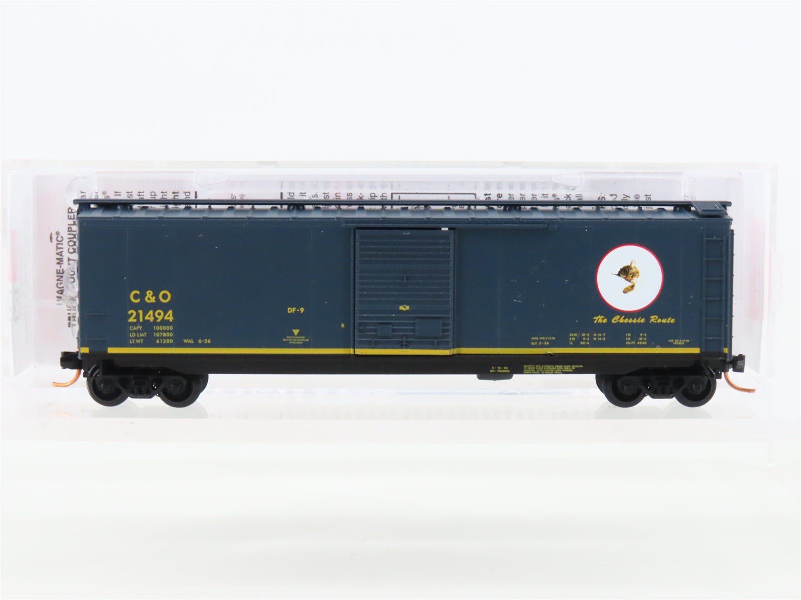 N Scale Micro-Trains 03100076 C&O Chesapeake & Ohio 50' Standard Boxcar #21494