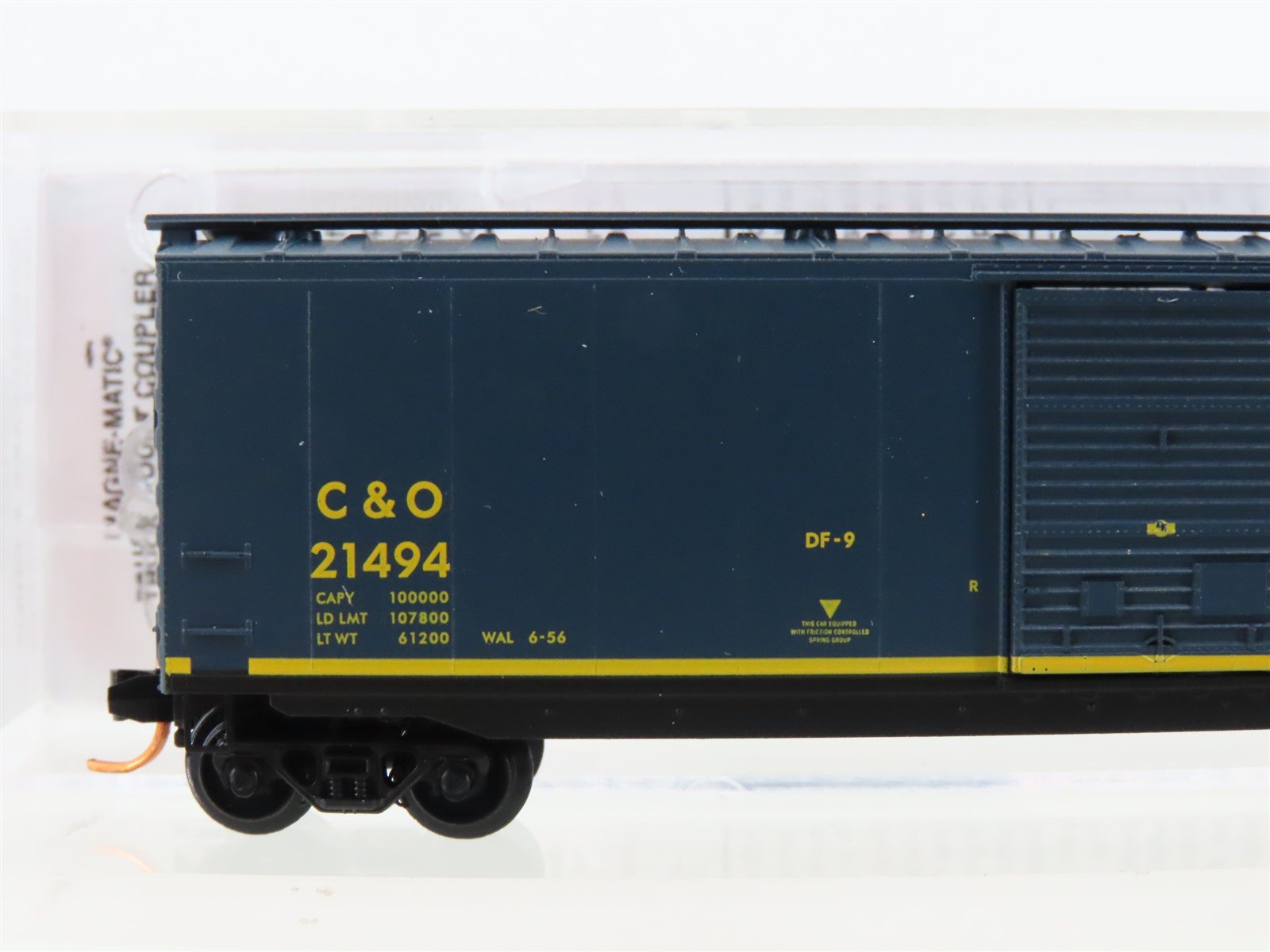 N Scale Micro-Trains 03100076 C&O Chesapeake & Ohio 50' Standard Boxcar #21494