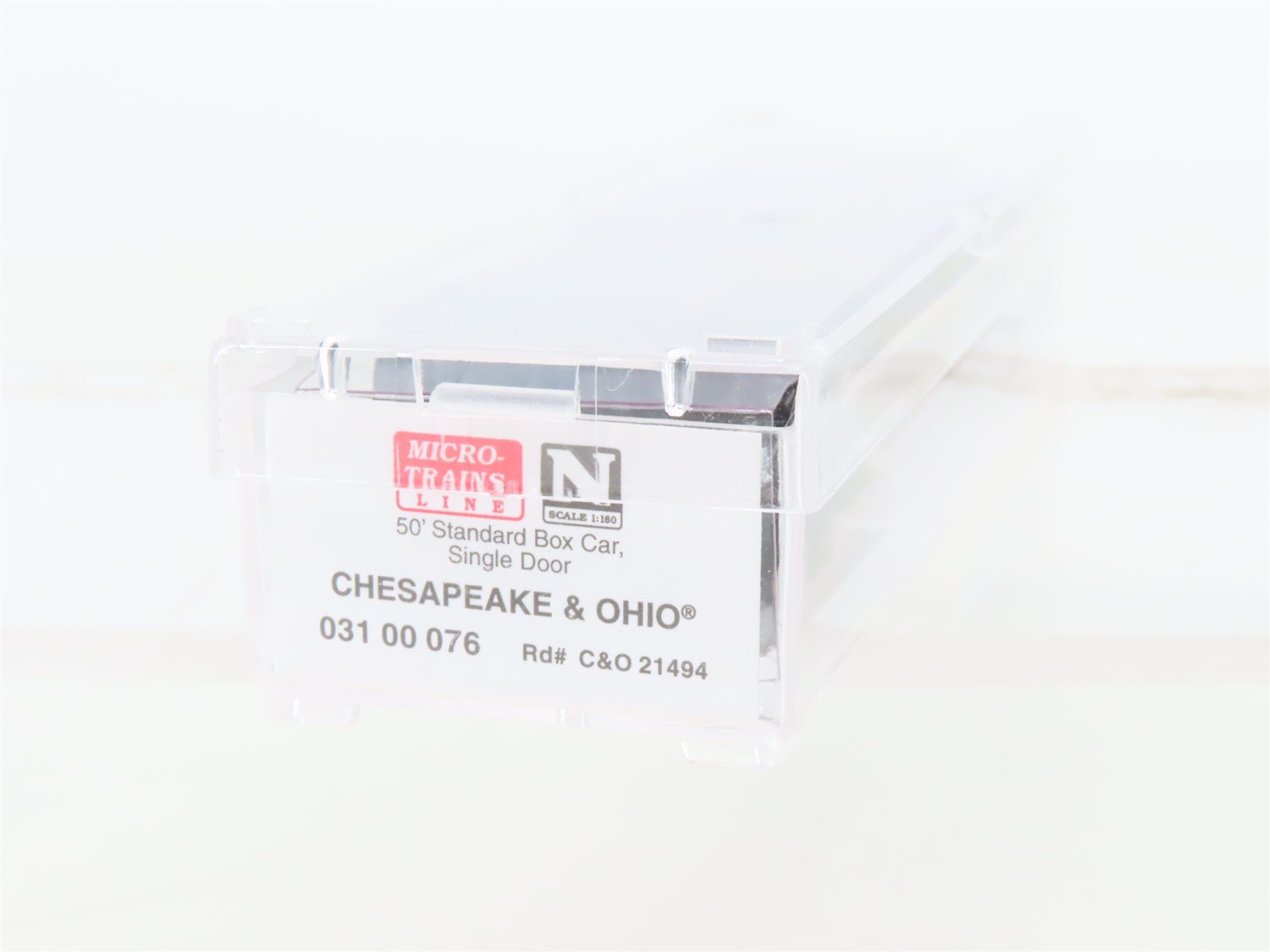 N Scale Micro-Trains 03100076 C&O Chesapeake & Ohio 50' Standard Boxcar #21494
