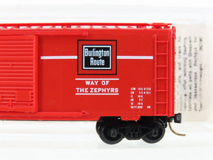 N Scale Micro-Trains 20170 CBQ Burlington 40' Standard Boxcar #62988