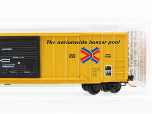 N Scale Micro-Trains 25010 RBOX Railbox 50' Ribside Boxcar #17787
