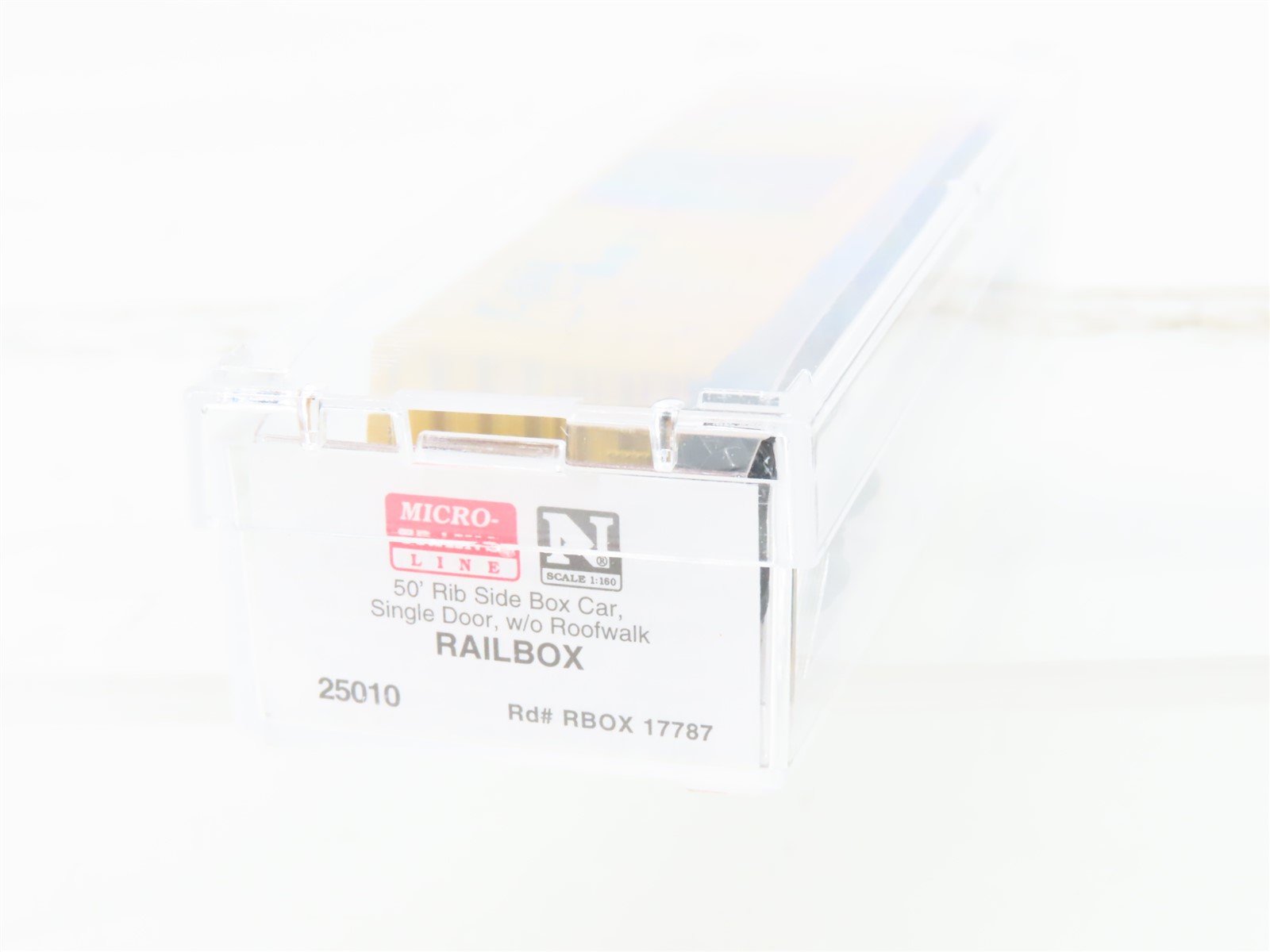 N Scale Micro-Trains 25010 RBOX Railbox 50' Ribside Boxcar #17787
