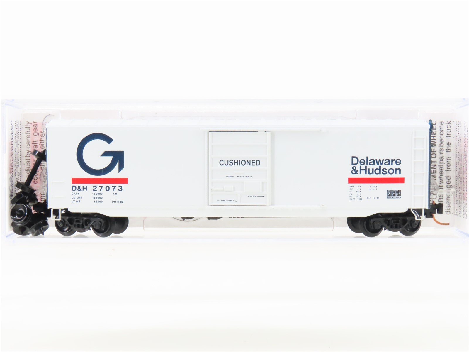 N Scale Micro-Trains 07700060 D&H Delaware & Hudson 50' Standard Boxcar #27073