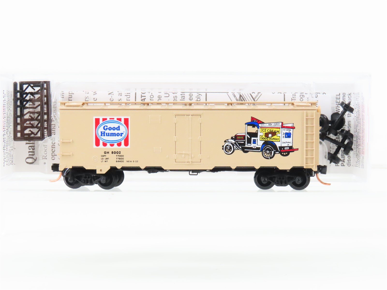 N Scale Micro-Trains 59580 GH Good Humor 40' Steel Ice Reefer #8002
