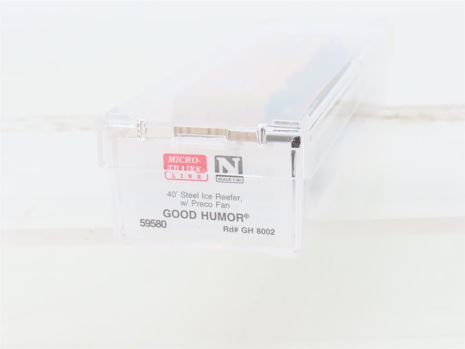 N Scale Micro-Trains 59580 GH Good Humor 40' Steel Ice Reefer #8002