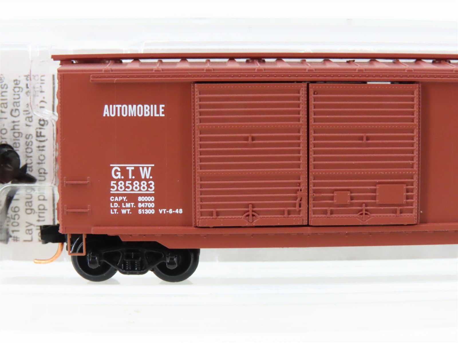 N Scale Micro-Trains 02300170 GTW Grand Trunk Western 40' Boxcar #585883