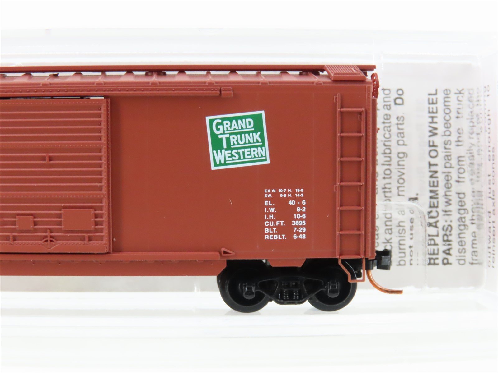 N Scale Micro-Trains 02300170 GTW Grand Trunk Western 40' Boxcar #585883