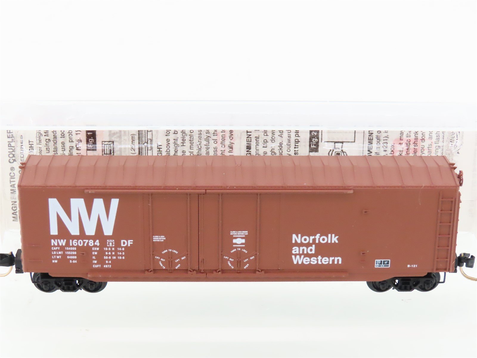 N Scale Micro-Trains MTL 75030 NW Norfolk & Western Railroad 50' Box Car #160784