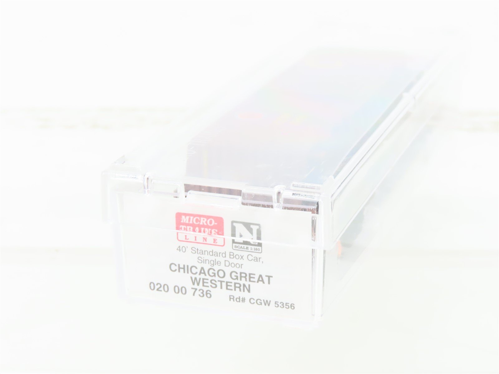 N Scale Micro-Trains MTL 02000736 CGW Chicago Great Western 40' Box Car #5356