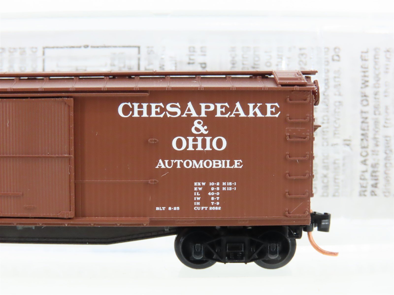 N Scale Micro-Trains MTL 43070 C&O Chesapeake & Ohio 40' Box Car #12133
