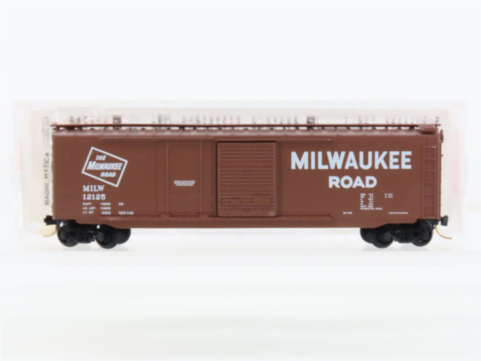 N Scale Micro-Trains MTL 33100 MILW Milwaukee Road 50' Box Car #12125