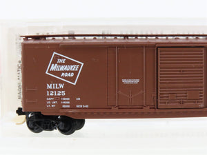 N Scale Micro-Trains MTL 33100 MILW Milwaukee Road 50' Box Car #12125