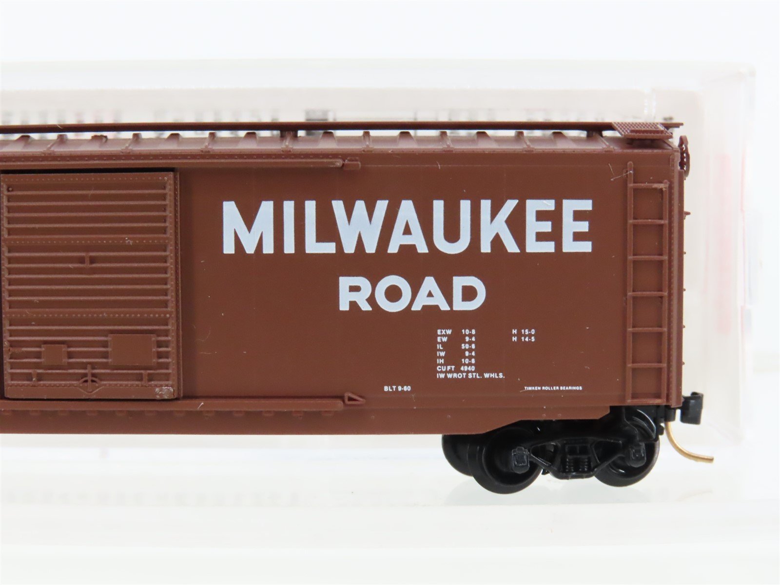 N Scale Micro-Trains MTL 33100 MILW Milwaukee Road 50' Box Car #12125