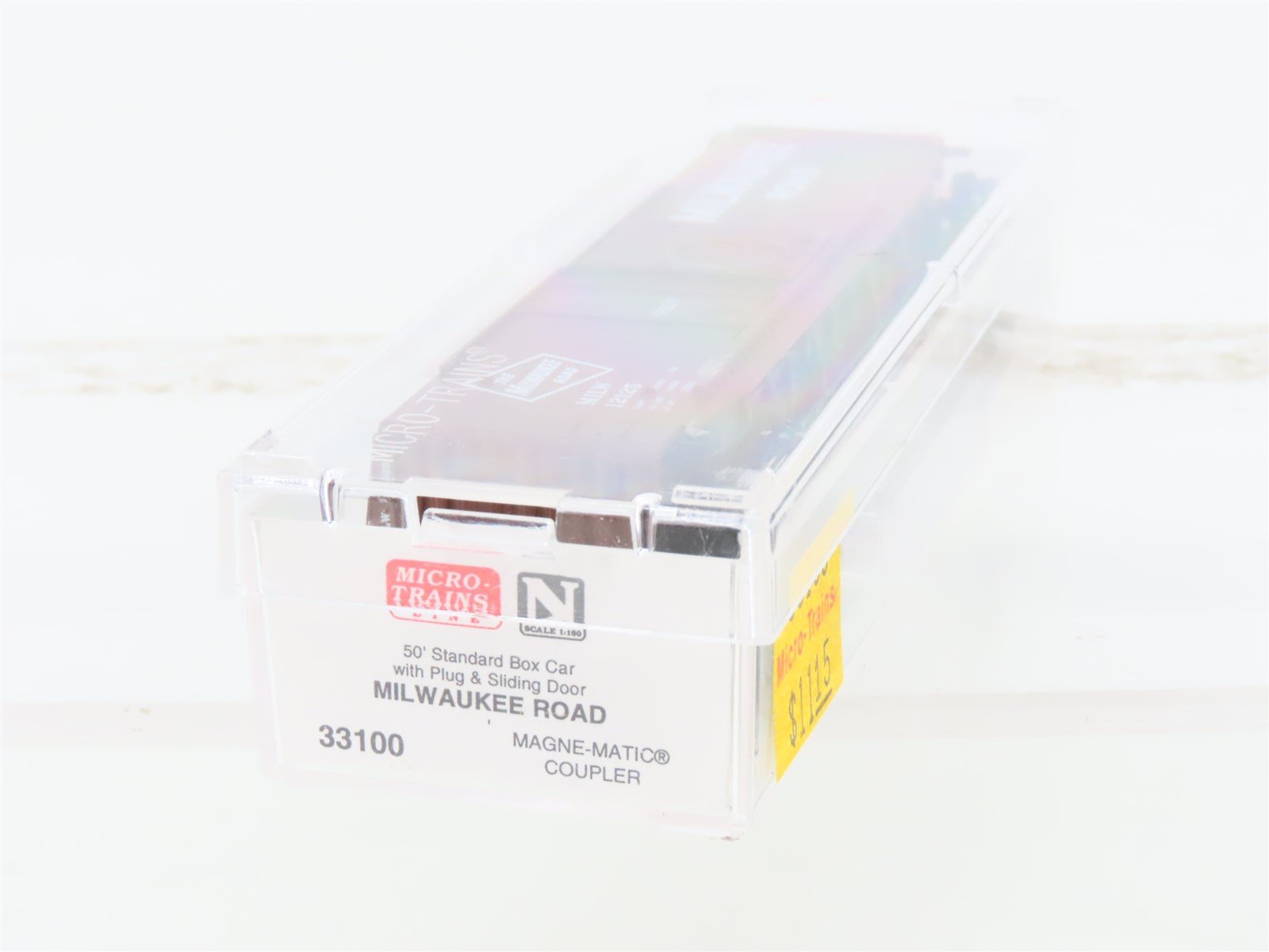 N Scale Micro-Trains MTL 33100 MILW Milwaukee Road 50' Box Car #12125