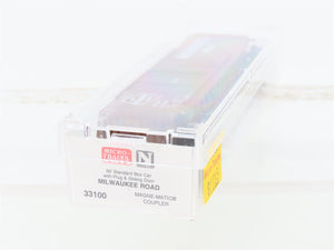 N Scale Micro-Trains MTL 33100 MILW Milwaukee Road 50' Box Car #12125