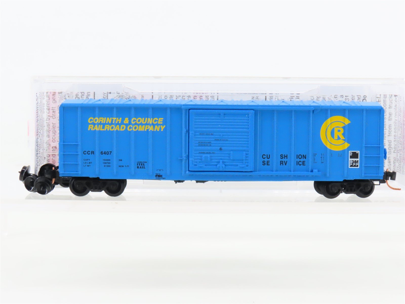 N Micro-Trains MTL 25140 CCR Corinth & Counce 50' Single Door Box Car #6407