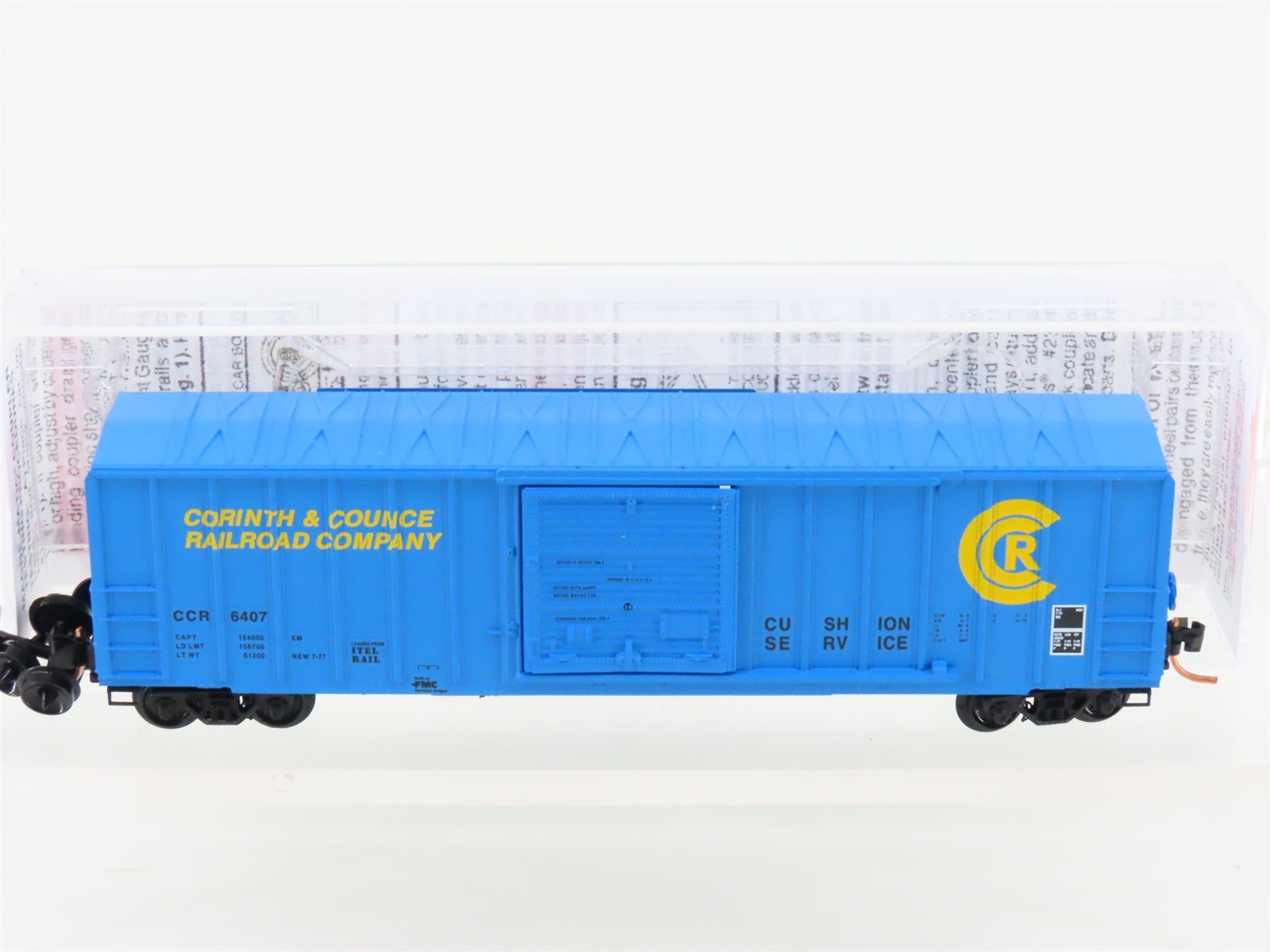 N Micro-Trains MTL 25140 CCR Corinth & Counce 50' Single Door Box Car #6407